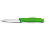 VICTORINOX - Spelucchino Coltello Verdure Swiss Classic | Lama Ondulata 8cm | Lavastoviglie