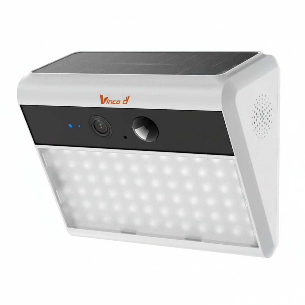 Vinco telecamera solare con faretti LED copertina prodotto