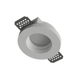 CENTRO FARETTI - Spot en plâtre encastrable rond FP56 | Douille GU10 | Peignable | Faux plafond