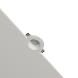 CENTRO FARETTI - Spot en plâtre encastrable rond conique CSF030 | GU10 | Ø12,5cm | Peignable | Faux plafond