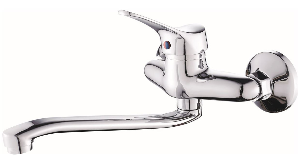 Better Matisse Series Single-Lever Wall-Mounted Sink Mixer with Swivel Spout