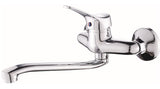 Better Matisse Series Single-Lever Wall-Mounted Sink Mixer with Swivel Spout