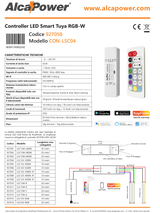 Controller LED Smart Tuya RGB-W