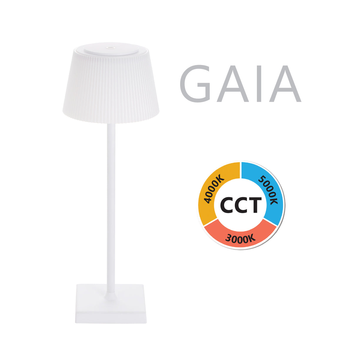 Lampada LED da tavolo ricaricabile CCT Dimmerabile - Alcapower