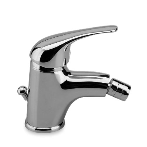 GS RUBINETTERIE - Miscelatore Monocomando Bidet Ecoline 5364 | Doccetta Orientabile | Scarico Incluso | Made in Italy