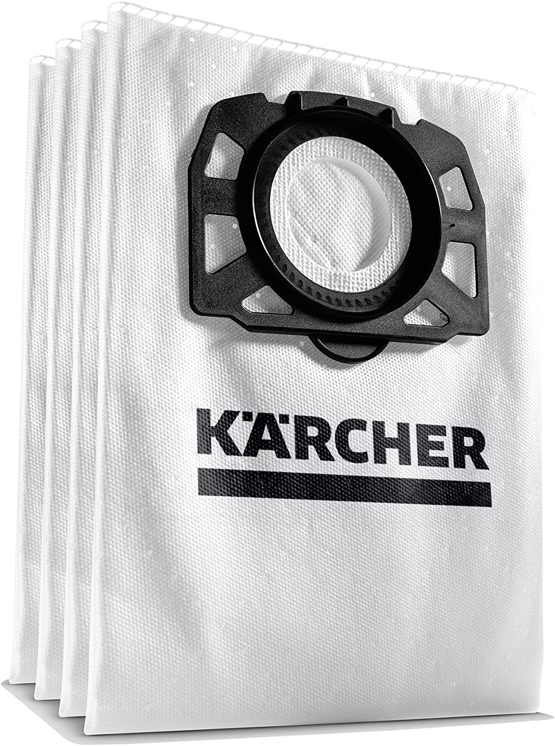 KARCHER - Sacchetti Filtro in Vello TNT 2.863-006.0 | 4 Pezzi | Per WD4, WD5, WD6, MV4, MV5, MV6 | Antistrappo | Alta Ritenzione Polvere