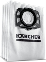 KARCHER - Sacchetti Filtro in Vello TNT 2.863-006.0 | 4 Pezzi | Per WD4, WD5, WD6, MV4, MV5, MV6 | Antistrappo | Alta Ritenzione Polvere