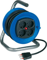 15 m cable reel extension with H05VV-F 3G1.5 mm² cable