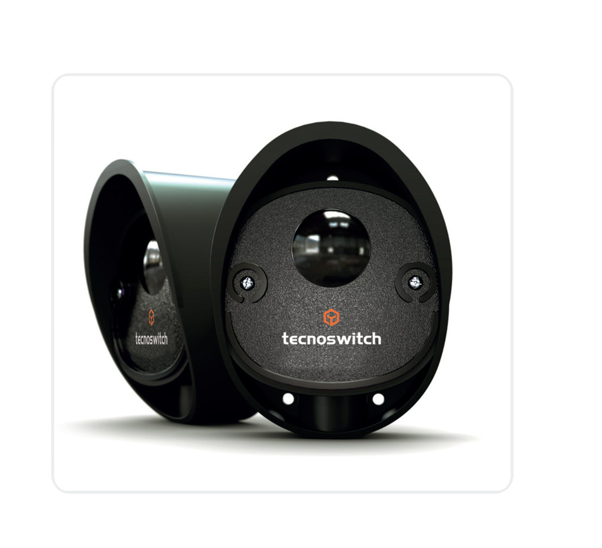 Paar 12/24V Tecno Switch Einbau-Infrarot-Fotozellen