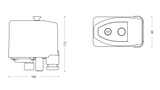Air pressure switch for compressors with 14'' F connection - PMA12 