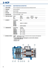 PEDROLLO – Elettropompa Centrifuga Multigirante 3CPm80 | 0,6 HP | Silenziosa | 80 l/min