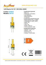 LED Bi-Stecker G4 12V 1,8W 200lm 6000K
