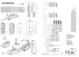 Combiné d'interphone à deux fils pour interphone 1+1 EXHITO EX321 FARFISA