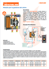 MAXIFLAME - Module interface MX115/1HBL MINI | 25/30 kW | Séparation hydraulique | Centrale + boîtier