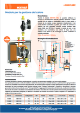 MAXIFLAME - Module interface MX115/1HBL MINI | 25/30 kW | Séparation hydraulique | Centrale + boîtier