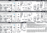 Paar 12/24V Tecno Switch Einbau-Infrarot-Fotozellen