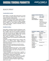 MULTICHIMICA - Black Spray Sigillante Impermeabilizzante Bituminoso 2270 | 500ml | Pronto all'Uso | Multisuperficie