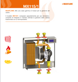 Superkompaktes Heizkessel-/Wärmeprodukt-Schnittstellenmodul 35/40 kW komplett mit Abdeckkasten - MX115/ 1 MINI - 115013