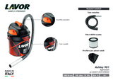 Aspirateur à cendres 1000W LT.18 LAVOR ASHLEY 901