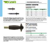Chiodi a percussione 4x18 per fissaggio bandella 200pz - GEBOPIN