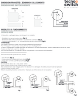 TECNOSWITCH - Galleggiante Elettrico Interruttore di Livello Acqua | IP3000/IP3100 | 230V 20A | 80°C