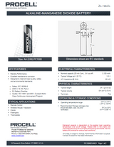 DURACELL PROCELL – Alkaline AA Intense Batterien | 10er-Pack | 3.072 mAh | 1,5V