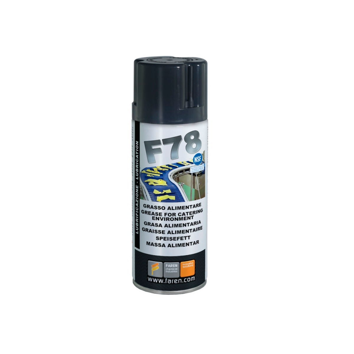 FAREN Lebensmittelgeeignetes Schmierfettspray 400ml F78