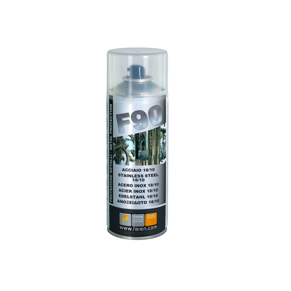 18/10 stainless steel spray 400ml F90 FAREN