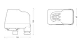 ITALTECNICA - Pressostato Meccanico PM/5G | Autoclave | 1,5-5,0 bar | Membrana NBR | Made in Italy