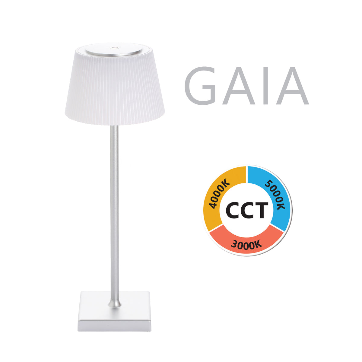 Lampada LED da tavolo ricaricabile CCT Dimmerabile - Alcapower