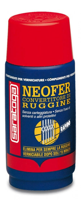 SARATOGA - Neofer Convertisseur de rouille 750ml | Sans ponçage | Peignable en 15 min | Pinceau rouleau pulvérisation