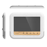 AVIDSEN - Monitor Supplementare BambooView 112283 | Touch Screen 7" | 2 Fili | Smart RFID | Memoria 100 Foto | Visione Notturna | Eco-Design