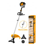 INGCO Petrol Brush Cutter 42.7cc 1.25 kW - 2 HP 
