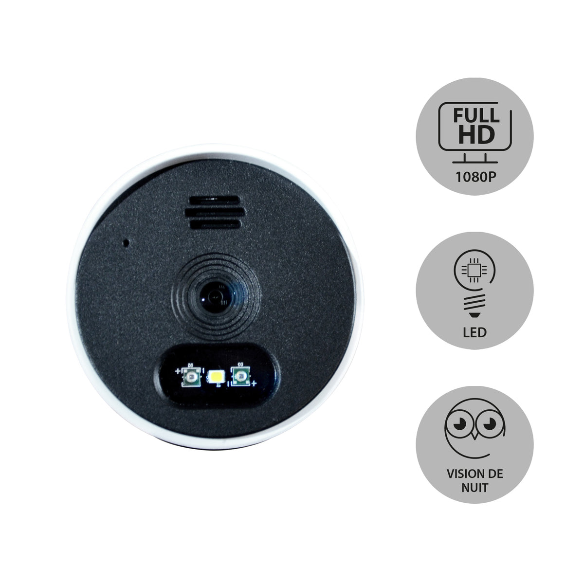Caméra Easymate Wi-Fi pour extérieur 1080P
