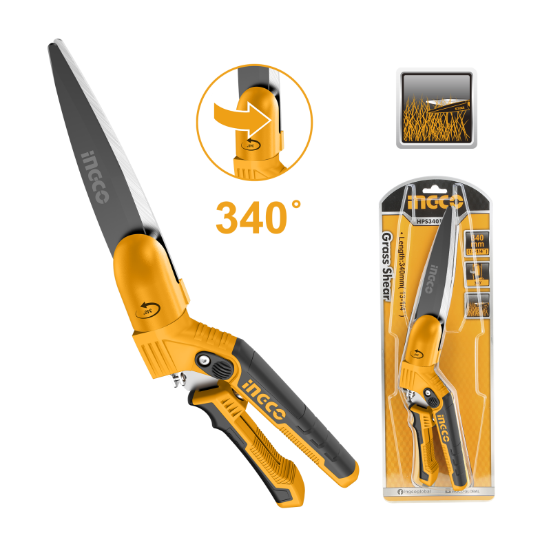 340° rotating grass shears 