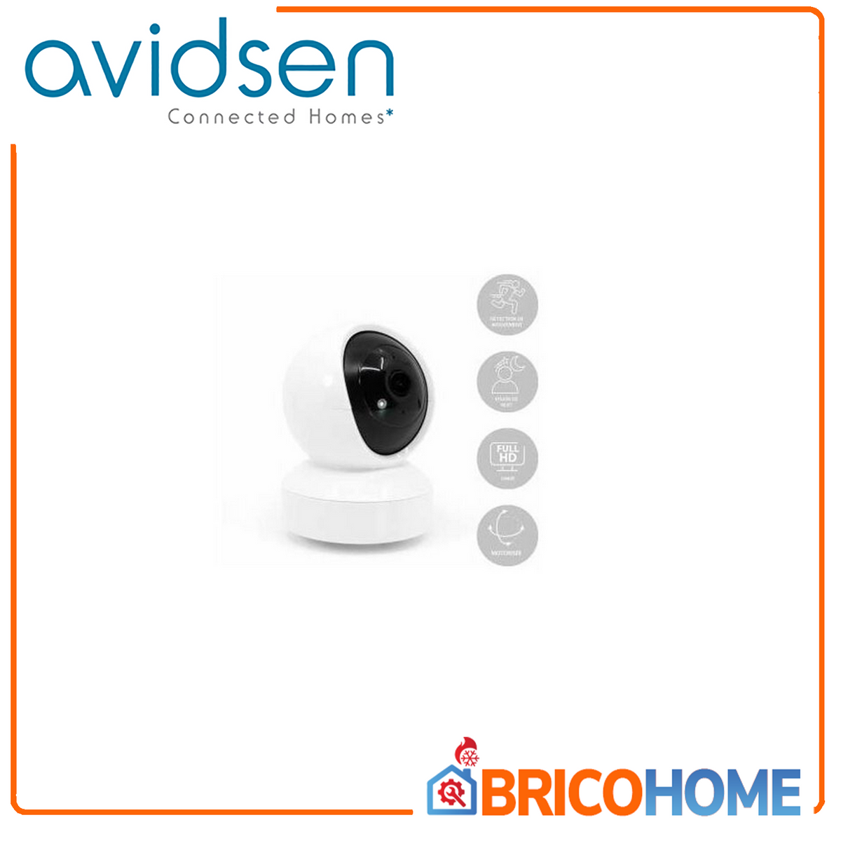 Caméra Easymate Wi-Fi pour intérieur motorisée 1080P