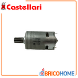 CASTELLARI - Motore Johnson 12V 80W TO800200 | Ricambio Abbacchiatore Tornado | Con Pignone Cilindrico