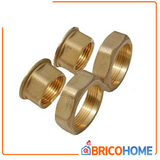 Kit Bocchettoni per Circolatori in Ottone F 1" x F 1"1/2 | 2 pz | SKU 100550