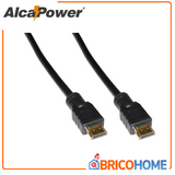 ALCAPOWER - Cavo HDMI High Speed Ethernet 20 metri HDF20 | Full HD 1080p | ARC | Tripla Schermatura | Oro 24K