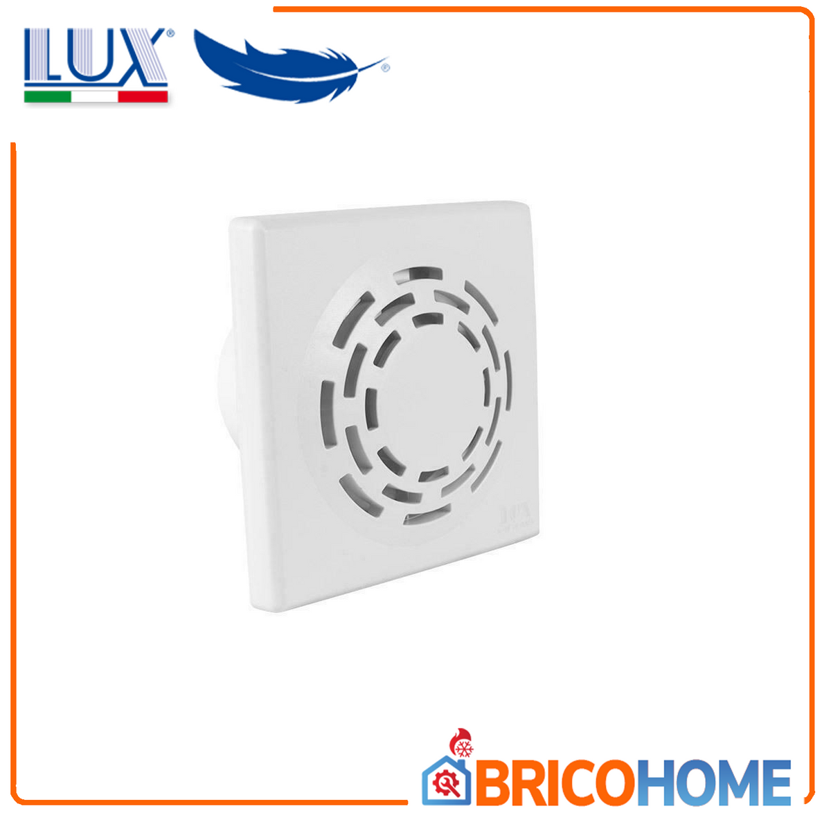 LUX - Aspirateur axial mural série Ponente | 15W | Thermoplastique | D.80 D.90 D.100 | Base fixe