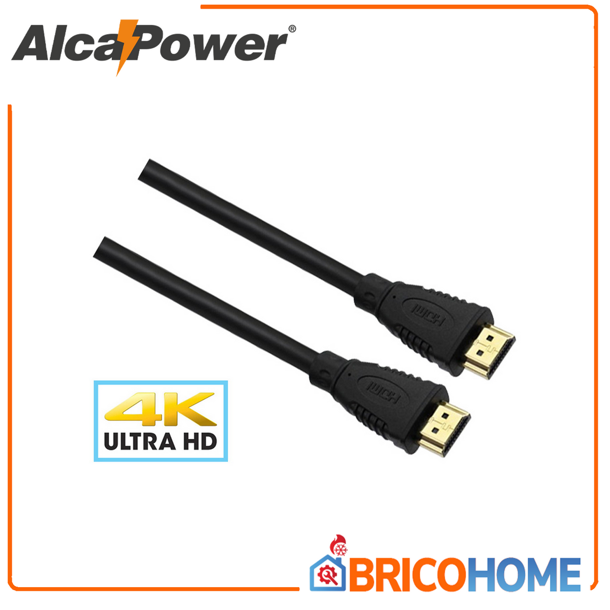 ALCAPOWER - Cavo HDMI 2.0a 3 metri HS3 | 4K Ultra HD | HDR | Spinotti 19+1 Pin Oro