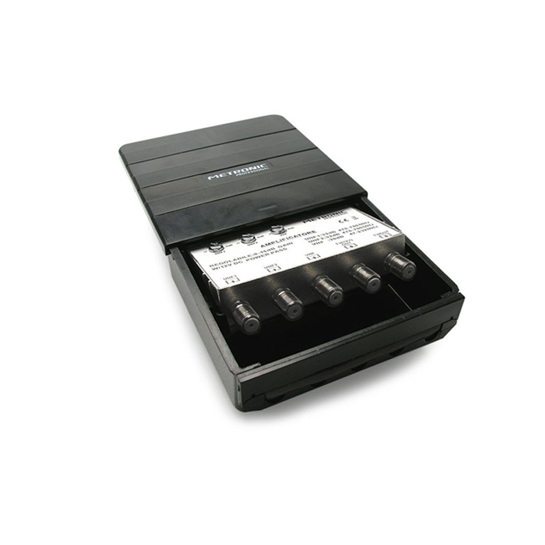 Amplificatore Tv Da esterno 3 Ingressi/2 Uscite Metronic 414142 - La Fattoria