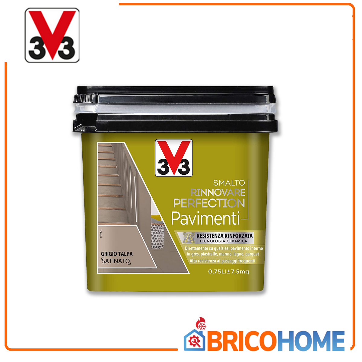 V33 - Smalto Rinnovare Perfection Pavimenti | Tecnologia Ceramica | Piastrelle Marmo Gres Parquet | 5 Colori