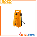 INGCO - Kaltwasser-Hochdruckreiniger HPWR14008 | 1400W | 130 BAR / 1900 PSI | 5,5 L/min | Metallpumpe | 5m Schlauch