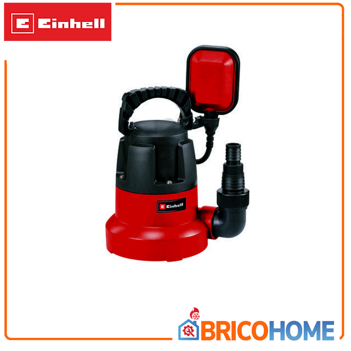 EINHELL - Pompa Sommersa Fondo Piatto GC-SP 3580 LL 4170445 | 350W | 8000 L/h | Acque Chiare | 1mm Residuo