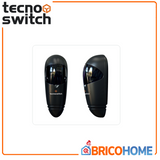 TECNO SWITCH Paar Infrarot-Lichtschranken TA401FE | 12/24V | Reichweite 40m | Tore Rollläden