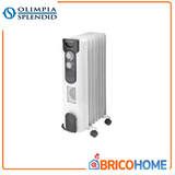OLIMPIA SPLENDID - Radiatore ad Olio Caldorad 7 97952-10 | 1500W | 7 Elementi | Funzione ECO | Antigelo | Anti-Ribaltamento | ~50m³