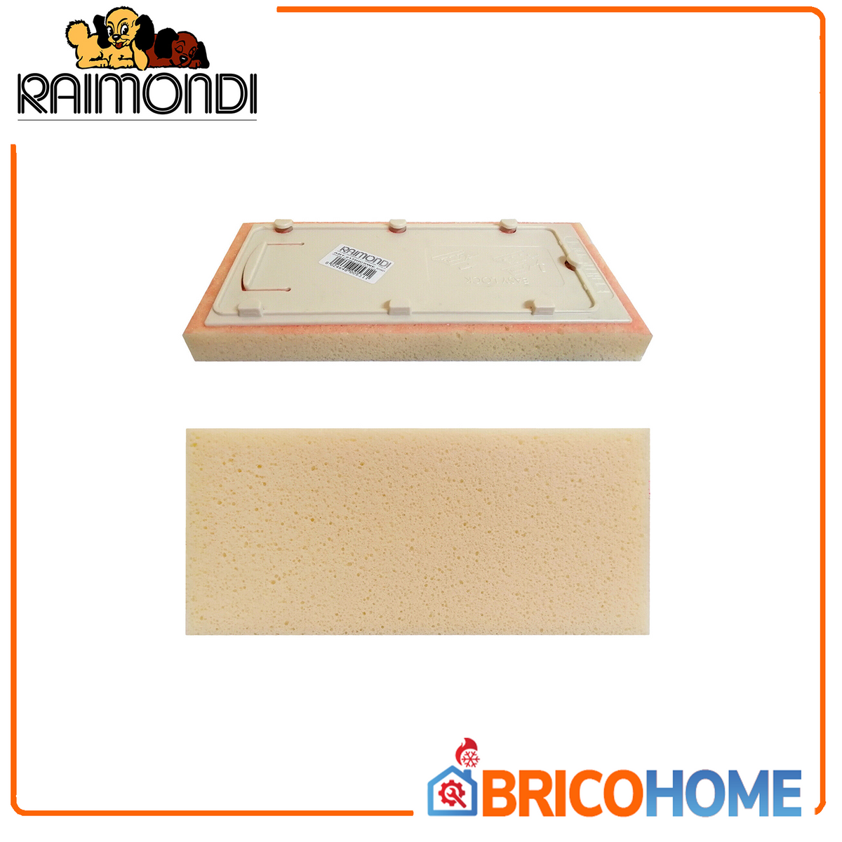 RAIMONDI - Spugna Ricambio Sweepex 217RICSWE | 13x30x3cm | Attacco EASY-LOCK | Made in Italy