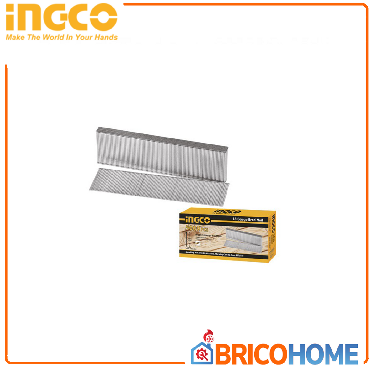 Chiodi per chiodatrice da 20mm 5.000pz INGCO