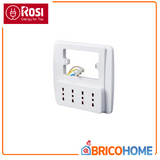 Wall power strip with 4 dual-purpose 10/16A sockets - ROSI